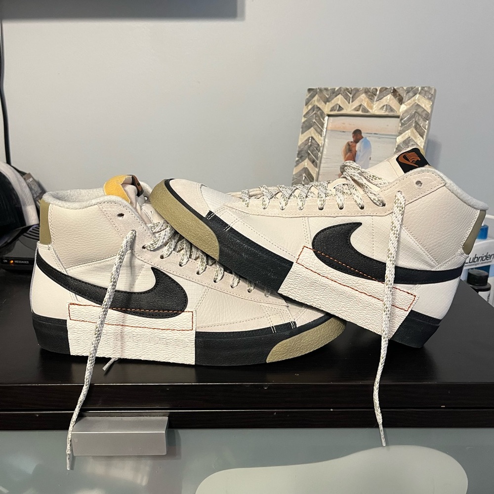 Nike Blazers size 11.5 worn 1 time. Just a little too tight for my foot.